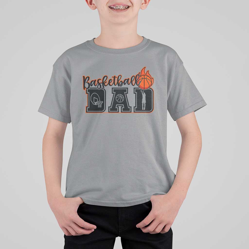 Basketball Dad T Shirt For Kid Gift For Sport Lover - Wonder Print Shop
