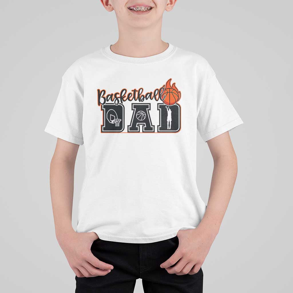 Basketball Dad T Shirt For Kid Gift For Sport Lover - Wonder Print Shop