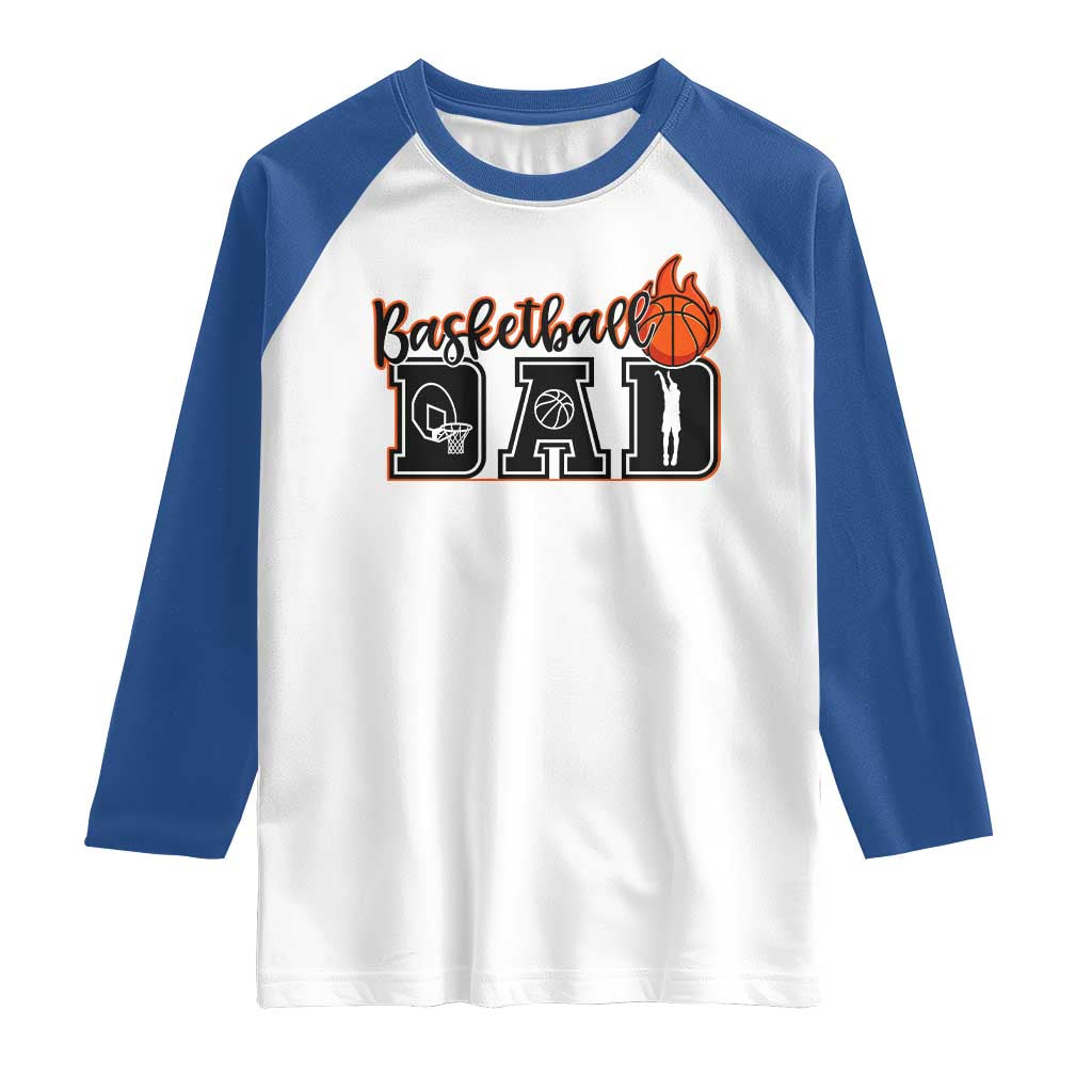 Basketball Dad Raglan Shirt Gift For Sport Lover - Wonder Print Shop