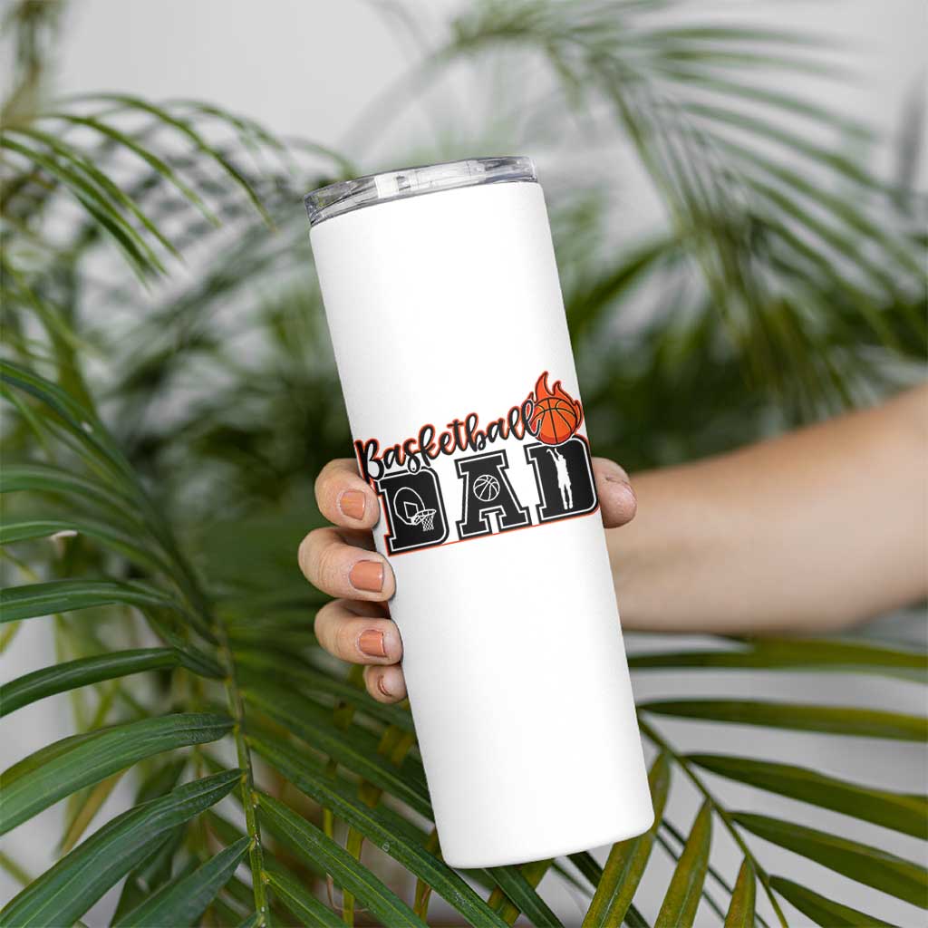 Basketball Dad Skinny Tumbler Gift For Sport Lover