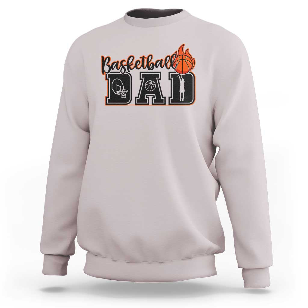 Basketball Dad Sweatshirt Gift For Sport Lover - Wonder Print Shop