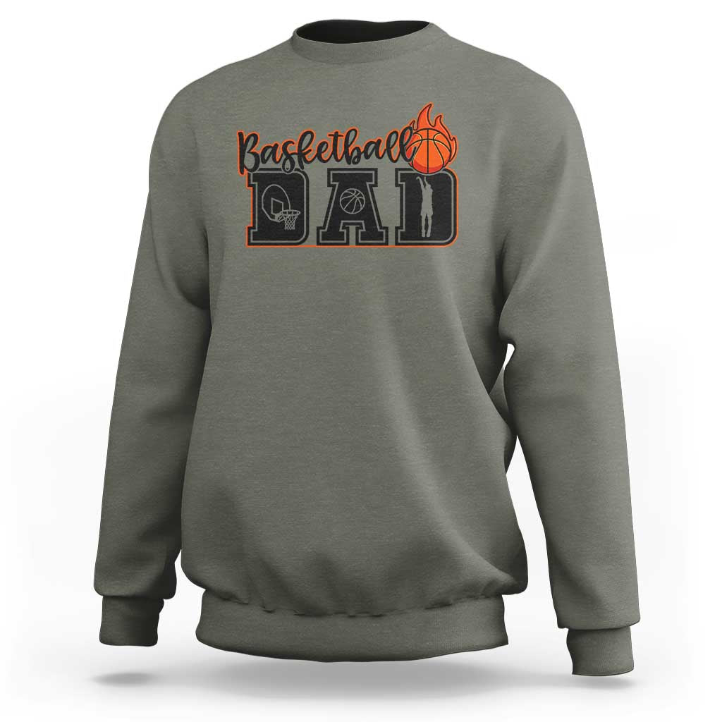 Basketball Dad Sweatshirt Gift For Sport Lover - Wonder Print Shop
