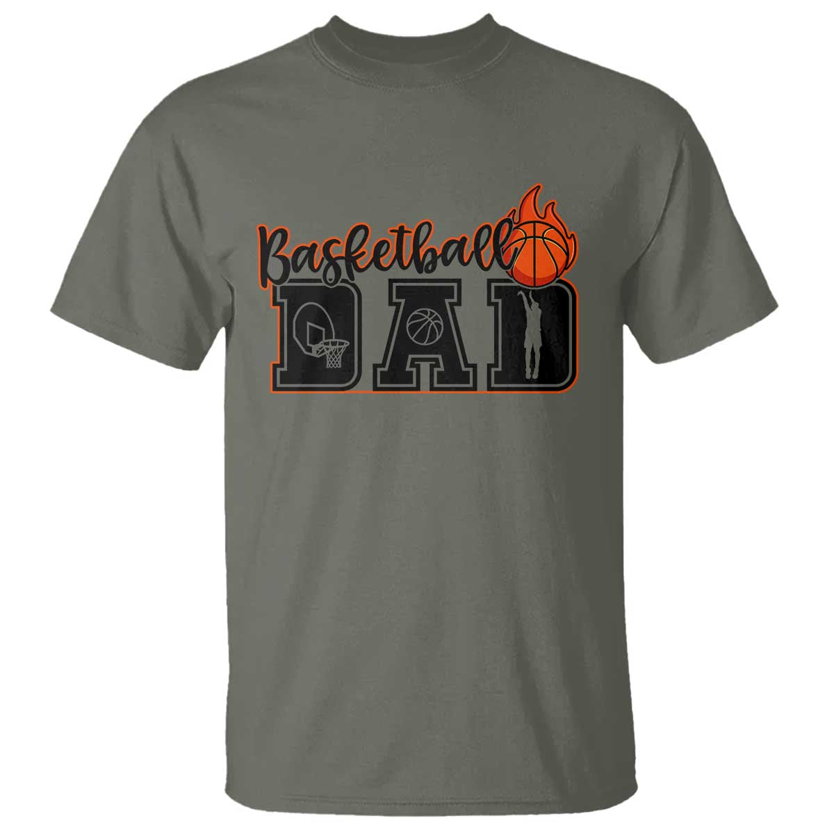 Basketball Dad T Shirt Gift For Sport Lover - Wonder Print Shop