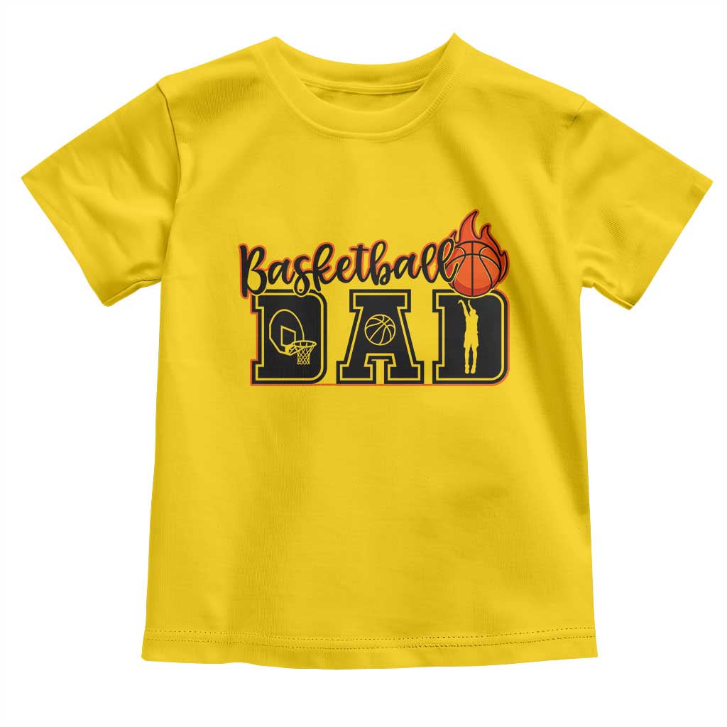 Basketball Dad Toddler T Shirt Gift For Sport Lover - Wonder Print Shop