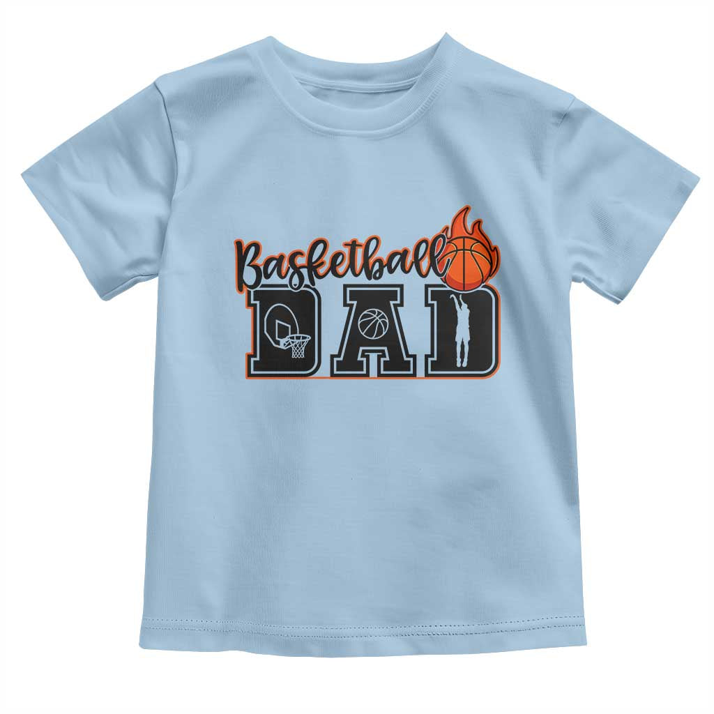 Basketball Dad Toddler T Shirt Gift For Sport Lover - Wonder Print Shop