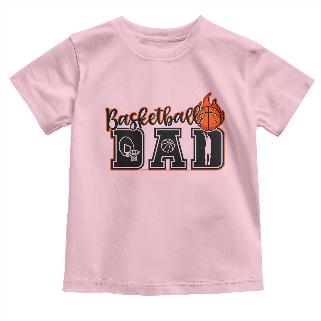 Basketball Dad Toddler T Shirt Gift For Sport Lover - Wonder Print Shop
