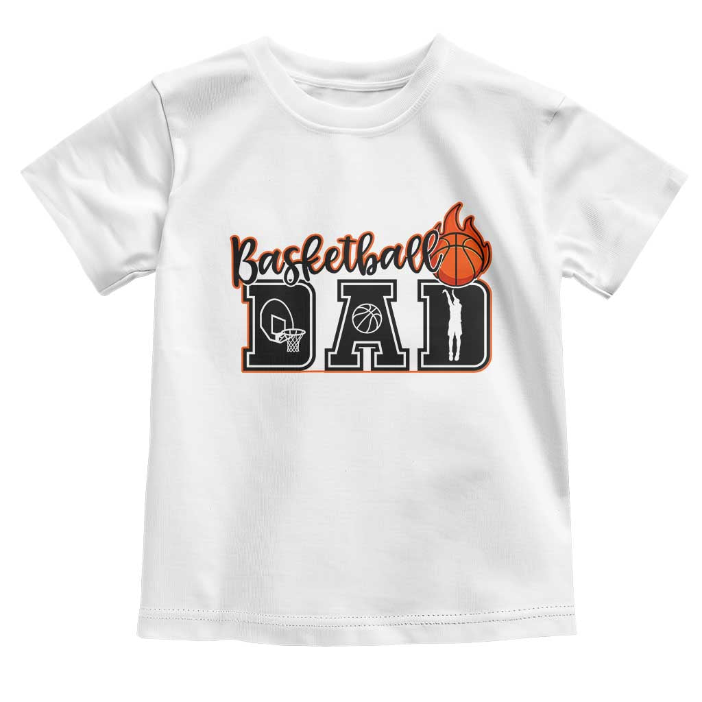 Basketball Dad Toddler T Shirt Gift For Sport Lover - Wonder Print Shop