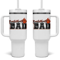 Basketball Dad Tumbler With Handle Gift For Sport Lover