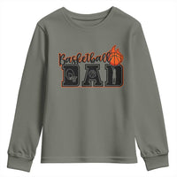 Basketball Dad Youth Sweatshirt Gift For Sport Lover - Wonder Print Shop