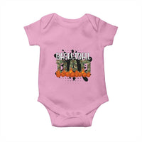 Basketball Dad Baby Onesie Camouflage Flame Graphic For Sport Lover - Wonder Print Shop