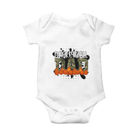 Basketball Dad Baby Onesie Camouflage Flame Graphic For Sport Lover - Wonder Print Shop
