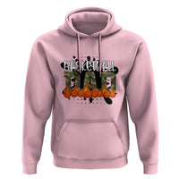 Basketball Dad Hoodie Camouflage Flame Graphic For Sport Lover - Wonder Print Shop