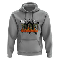 Basketball Dad Hoodie Camouflage Flame Graphic For Sport Lover - Wonder Print Shop