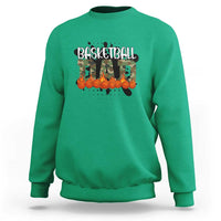 Basketball Dad Sweatshirt Camouflage Flame Graphic For Sport Lover - Wonder Print Shop