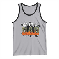 Basketball Dad Tank Top Camouflage Flame Graphic For Sport Lover - Wonder Print Shop