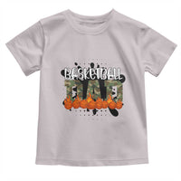 Basketball Dad Toddler T Shirt Camouflage Flame Graphic For Sport Lover - Wonder Print Shop