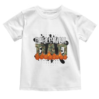 Basketball Dad Toddler T Shirt Camouflage Flame Graphic For Sport Lover - Wonder Print Shop