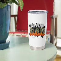 Basketball Dad Tumbler Cup Camouflage Flame Graphic For Sport Lover