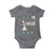 Funny Christmas Basketball Snowmen Baby Onesie Hoops For The Holidays Ugly Sweater - Wonder Print Shop