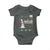 Funny Christmas Basketball Snowmen Baby Onesie Hoops For The Holidays Ugly Sweater - Wonder Print Shop