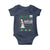 Funny Christmas Basketball Snowmen Baby Onesie Hoops For The Holidays Ugly Sweater - Wonder Print Shop