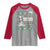 Funny Christmas Basketball Snowmen Raglan Shirt Hoops For The Holidays Ugly Sweater - Wonder Print Shop