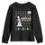 Funny Christmas Basketball Snowmen Youth Sweatshirt Hoops For The Holidays Ugly Sweater - Wonder Print Shop