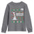 Funny Christmas Basketball Snowmen Youth Sweatshirt Hoops For The Holidays Ugly Sweater - Wonder Print Shop
