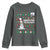 Funny Christmas Basketball Snowmen Youth Sweatshirt Hoops For The Holidays Ugly Sweater - Wonder Print Shop