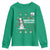 Funny Christmas Basketball Snowmen Youth Sweatshirt Hoops For The Holidays Ugly Sweater - Wonder Print Shop