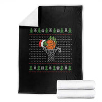 Funny Zombie Hand Basketball Christmas Gift Throw Blanket - Wonder Print Shop