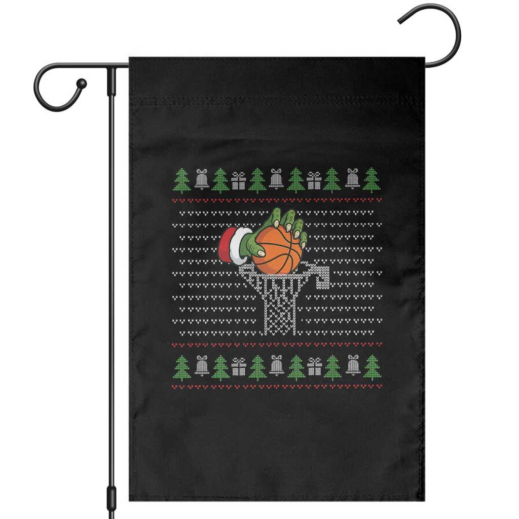 Funny Zombie Hand Basketball Christmas Gift Garden Flag - Wonder Print Shop