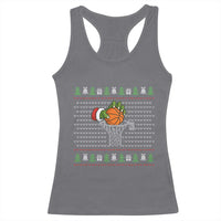 Funny Zombie Hand Basketball Christmas Gift Racerback Tank Top - Wonder Print Shop