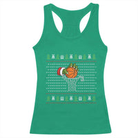 Funny Zombie Hand Basketball Christmas Gift Racerback Tank Top - Wonder Print Shop