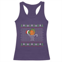 Funny Zombie Hand Basketball Christmas Gift Racerback Tank Top - Wonder Print Shop