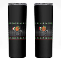 Funny Zombie Hand Basketball Christmas Gift Skinny Tumbler