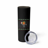 Funny Zombie Hand Basketball Christmas Gift Skinny Tumbler