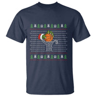 Funny Zombie Hand Basketball Christmas Gift T Shirt - Wonder Print Shop