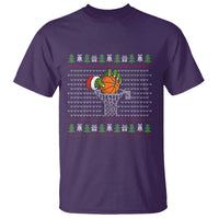 Funny Zombie Hand Basketball Christmas Gift T Shirt - Wonder Print Shop