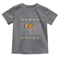 Funny Zombie Hand Basketball Christmas Gift Toddler T Shirt - Wonder Print Shop