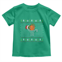 Funny Zombie Hand Basketball Christmas Gift Toddler T Shirt - Wonder Print Shop