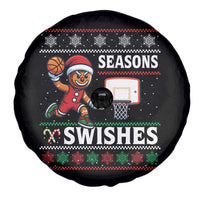 Seasons Swishes Spare Tire Cover Funny Gingerbread Basketball Christmas Gift - Wonder Print Shop