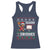 Seasons Swishes Racerback Tank Top Funny Gingerbread Basketball Christmas Gift - Wonder Print Shop