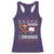 Seasons Swishes Racerback Tank Top Funny Gingerbread Basketball Christmas Gift - Wonder Print Shop