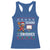 Seasons Swishes Racerback Tank Top Funny Gingerbread Basketball Christmas Gift - Wonder Print Shop