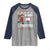 Seasons Swishes Raglan Shirt Funny Gingerbread Basketball Christmas Gift - Wonder Print Shop