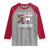 Seasons Swishes Raglan Shirt Funny Gingerbread Basketball Christmas Gift - Wonder Print Shop