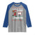 Seasons Swishes Raglan Shirt Funny Gingerbread Basketball Christmas Gift - Wonder Print Shop