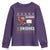 Seasons Swishes Youth Sweatshirt Funny Gingerbread Basketball Christmas Gift - Wonder Print Shop