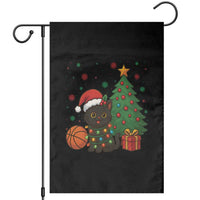 Funny Christmas Black Cat Garden Flag Gift For Cat Lover - Wonder Print Shop